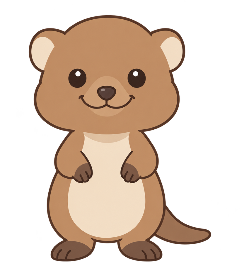 아루 — PlanQuokka의 쿼카 캐릭터